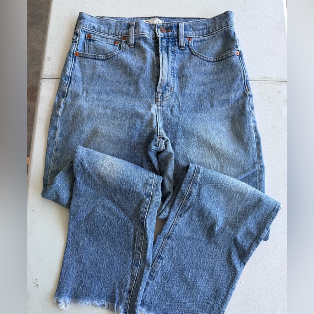 Madewell Light Blue Cropped Ankle Jeans